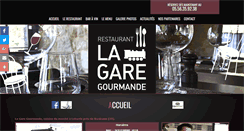 Desktop Screenshot of la-gare-gourmande.fr