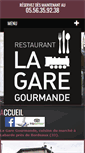 Mobile Screenshot of la-gare-gourmande.fr